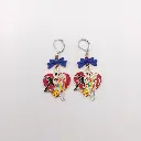 blacksoulcreations - nos bijoux fantaisie - boucles oreilles couple halloween