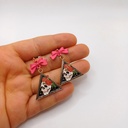 Skull and Roses Earrings