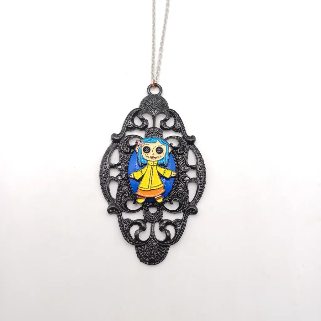 Coraline Doll Pendant