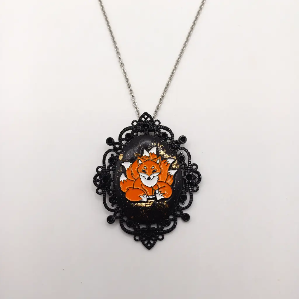 Nine Tailed Fox Pendant