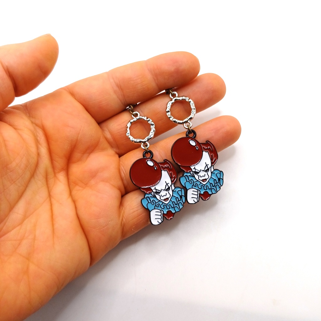 Boucles d'oreilles Clown Film Horreur 