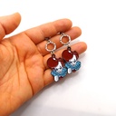 Horror Movie Clown Earrings 