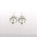 Boucles d'oreilles Cerf Argenté