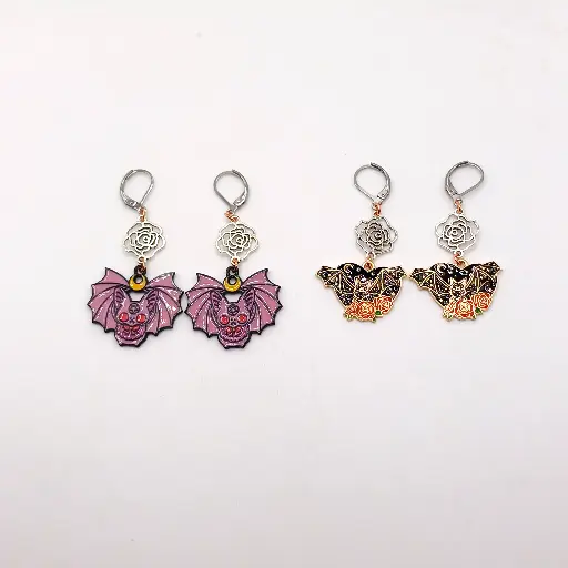 Bat Earrings