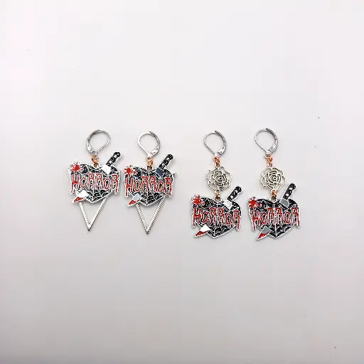 Boucles d'oreilles Film Horreur Halloween 