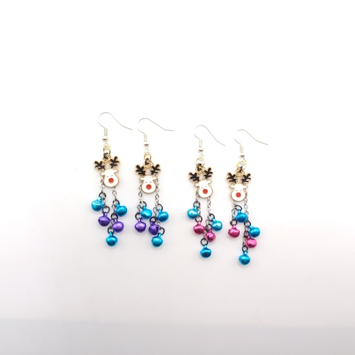 Boucles d'oreilles Renne de Noël 